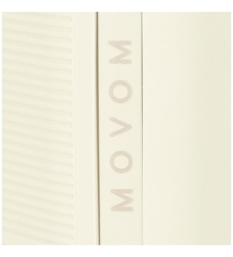 Movom Cabin size suitcase Inari rigid white