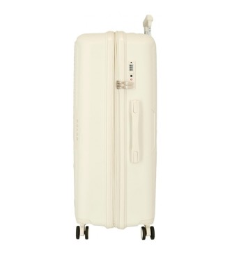 Movom Grande valise Inari rigide 78 cm blanc