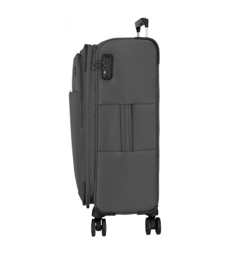 Movom Atlanta medium suitcase 66 cm grey