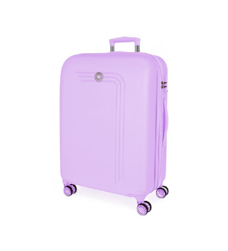 Movom Valise moyenne Riga rigide lilas