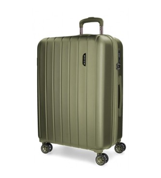 Movom Medium suitcase Movom Wood khaki