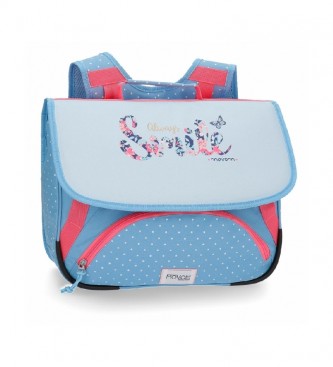 Movom Movom Always Smile backpack wallet -37x30x14,5cm- Blue