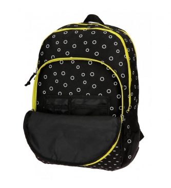 Movom Backpack double compartment with cart Movom Bubbles Yellow -33x44x13,5cm