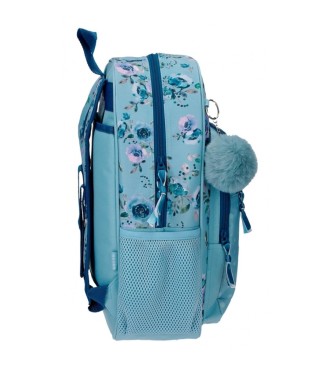 Joumma Bags Movom Wild Flowers backpack blue -30x38x12cm
