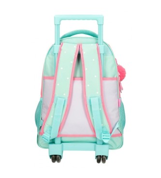 Movom Movom La vita  Bella 2R turquoise wheeled backpack