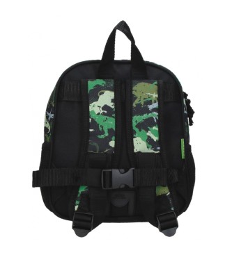 Movom Movom Raptors 25 cm trolley attachable nursery backpack black