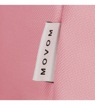 Movom Dwukomorowy plecak Movom Always on the move w kolorze różowym