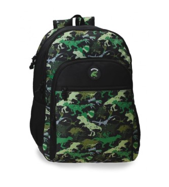 Movom Movom Raptors two compartment school backpack black