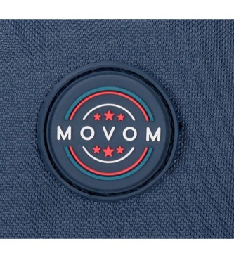 Movom Movom Free time aanpasbare schoolrugzak met twee compartimenten 46 cm navy