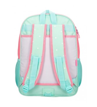 Movom Movom La vita  Bella 42 cm turquoise sac  dos scolaire, adaptable au trolley