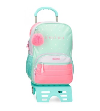 Movom Movom La vita  Bella 42 cm turquoise sac  dos scolaire avec trolley