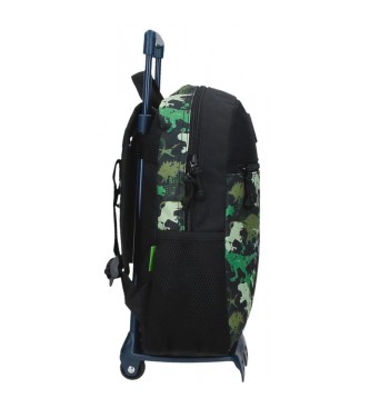Movom Movom Raptors 33 cm backpack with trolley black