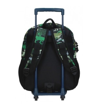 Movom Movom Raptors 33 cm backpack with trolley black