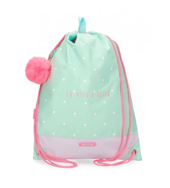 Movom Movom La vita  Bella turquoise backpack bag