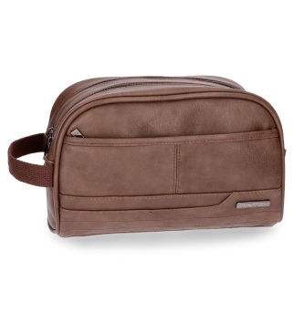 Movom Movom Texas Toiletry bag adaptable to trolley Brown -26x16x12cm- Brown