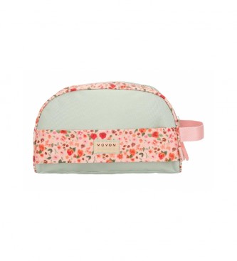 Movom Movom Romantic Girl Double Compartment Toilet Bag green -24x14x10cm