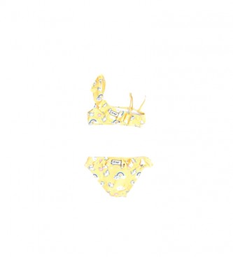 Aznar Innova Bikini Top Unicornios Arcoiris para Nia amarillo