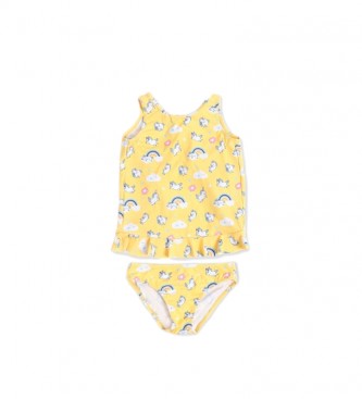 Aznar Innova T-shirt bikini licorne jaune pour fille