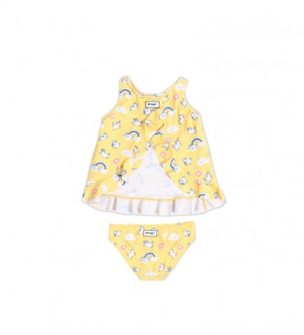 Aznar Innova T-shirt bikini licorne jaune pour fille