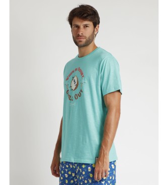 Aznar Innova T-shirt Turquoise Cocos