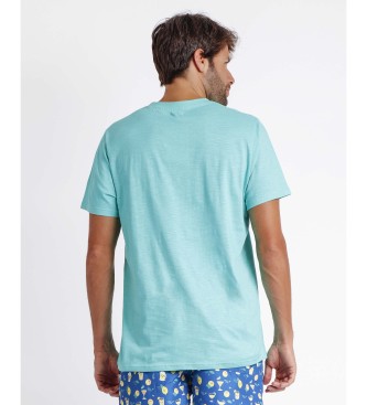 Aznar Innova Trkisfarbenes Cocos-T-Shirt