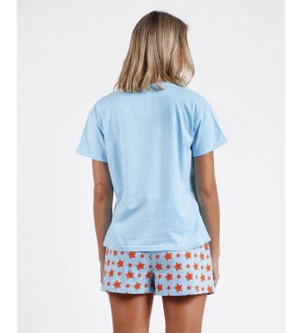 Aznar Innova Pyjama met korte mouwen Soy La Mar turquoise