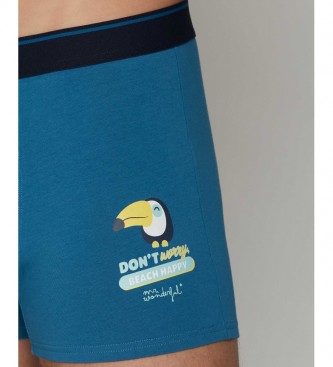 Disney Pack of 2 Boxer Tucan turquoise