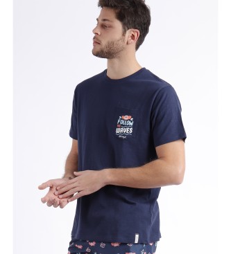 Aznar Innova T-shirt blu granchi