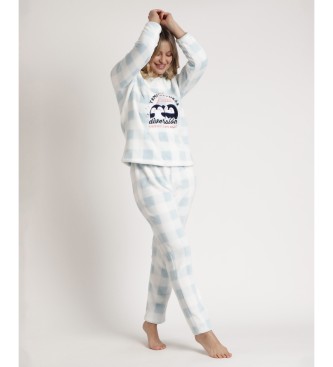 Aznar Innova Pyjama Corel manches longues bleu