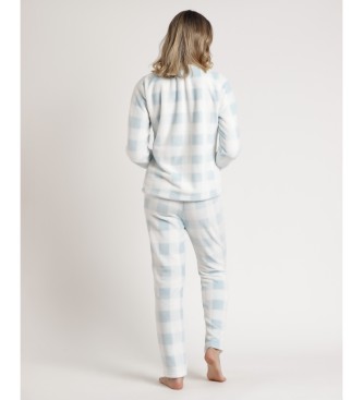 Aznar Innova Pyjama Corel manches longues bleu