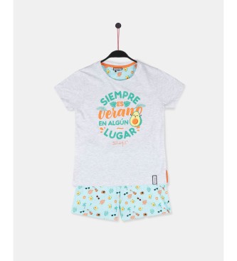 Aznar Innova Short Sleeve Pajamas It's Always Summer for Children