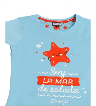 Aznar Innova Soy La Mar Schlafanzug blau