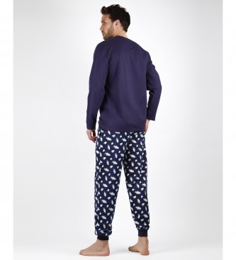 Aznar Innova Let's Go marineblauer Pyjama