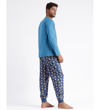 Aznar Innova Pyjama  manches longues Requetebueno bleu