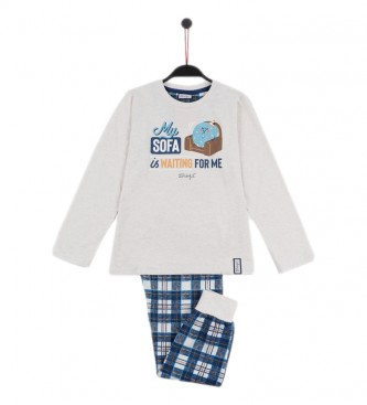 Aznar Innova Boy's Sofa Long Sleeve Pajamas