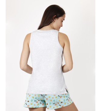 Aznar Innova Sommer pyjamas med stropper til kvinder Det er altid sommer