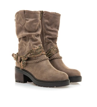 Mustang Freizeitstiefel Doris taupe