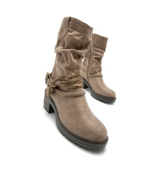 Mustang Freizeitstiefel Doris taupe