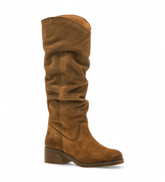 Mustang Bottes en cuir Frontier marron