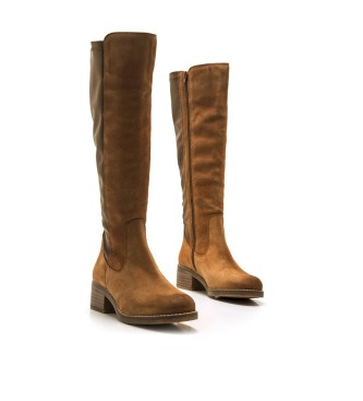 Mustang Botas de couro Frontier castanhas