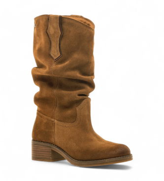 Mustang Bottes en cuir Frontier marron