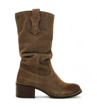 Mustang Bottes en cuir Frontier marron