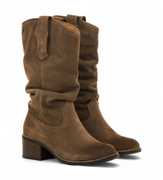 Mustang Bottes en cuir Frontier marron