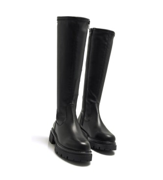 Mustang Mercure Black Casual Leather Boot