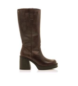 Mustang Botas de piel New Oasis Marrn