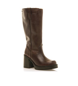 Mustang Leather boots New Oasis Brown