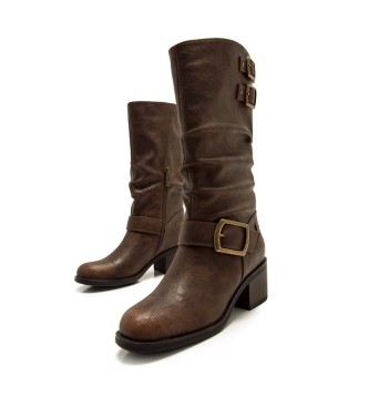 MTNG Brown Persea Boots