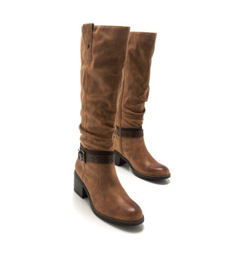 Mustang Bottes Persea marron