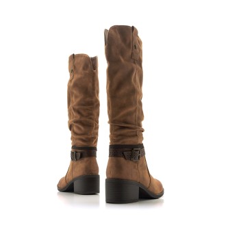 Mustang Bottes Persea marron