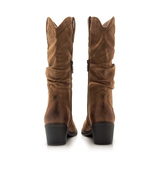 Mustang Bottes Tanubis marron -Hauteur du talon 6cm